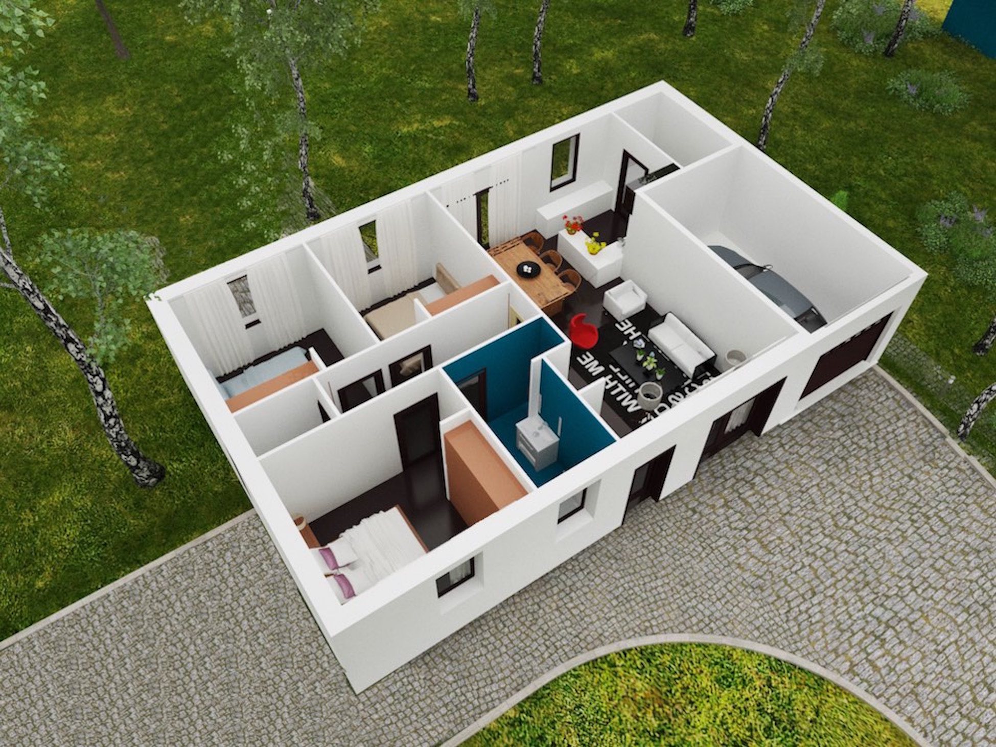plan de maison pas cher